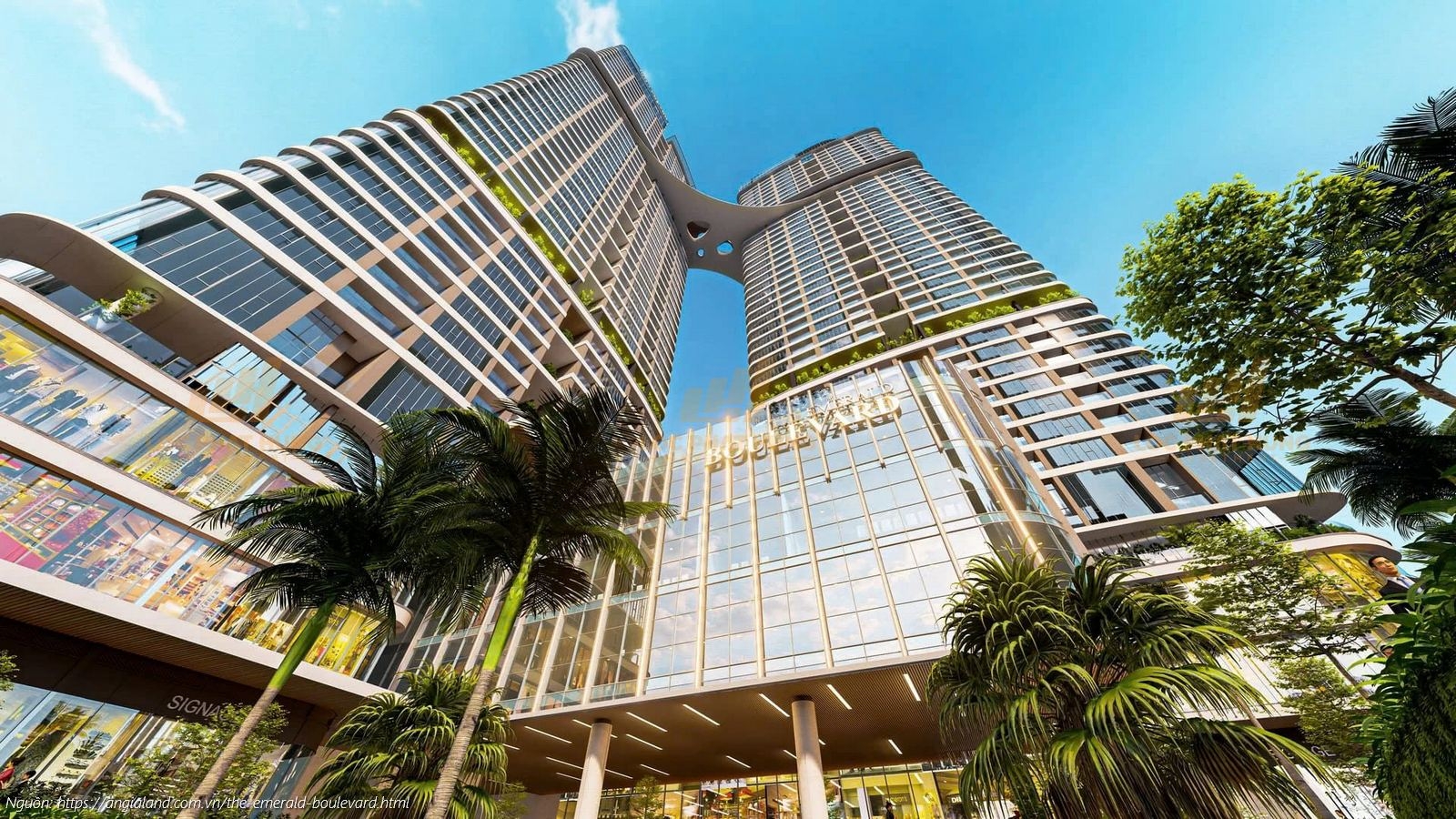 THE EMERALD BOULEVARD – 1 ĐIỂM CHẠM TINH HOA GIỮA LÒNG ĐÔ THỊ TỔNG QUAN EMERALD BOULEVARD