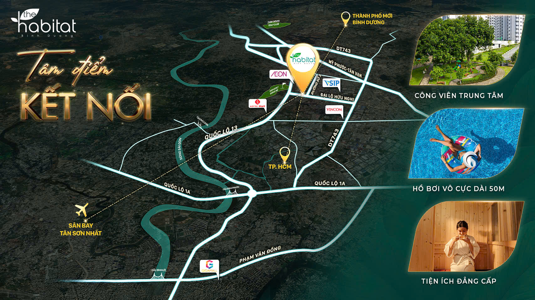 THE HABITAT - CĂN HỘ CHUẨN SỐNG XANH QUỐC TẾ TẠI TP.HCM 2026 Vị trí the Habitat