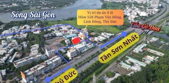 BÁN ĐẤT GẦN PHẠM VĂN ĐỒNG, LINH ĐÔNG, THỦ ĐỨC – 6,7 TỶ